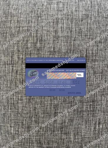 Algeria banque extérieure d'algérie mastercard photolook back